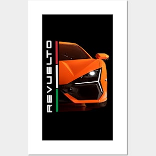 Lamborghini Revuelto Supercar Products Posters and Art